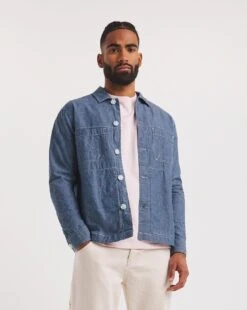 Denim Chambray Shacket