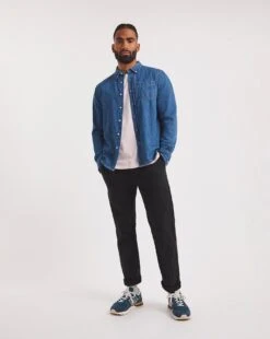 Denim Overshirt -Jacamo Shop y08vm642727w