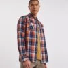 LS Indigo Check Shirt