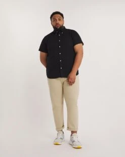 Short Sleeve Oxford Shirt Reg -Jacamo Shop y08vm656735w