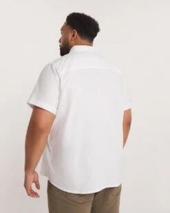 Short Sleeve Oxford Shirt Reg -Jacamo Shop y08vm659737w