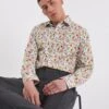 William Hunt Print Formal Shirt