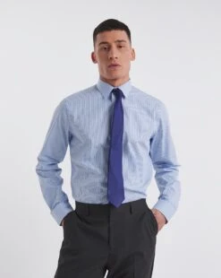 Jacamo Better Formal Stripe Shirt -Jacamo Shop y08vm811735w