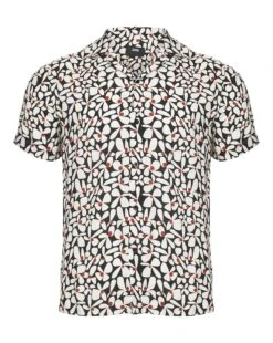 Short Sleeve Ecovero Print Shirt -Jacamo Shop y08vm855733s
