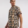 Short Sleeve Ecovero Geo Print Shirt