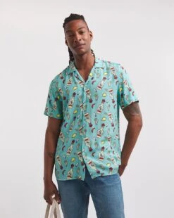 Short Sleeve Revere Tequilla Shirt