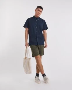 Short Sleeve Linen Shirt