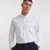 Long Sleeve Button Down Poplin Shirt