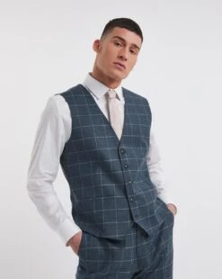 William Hunt Flannel Airforce Waistcoat