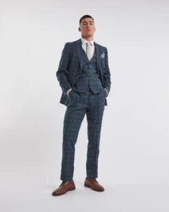 William Hunt Flannel Airforce Waistcoat -Jacamo Shop y08yy165738w